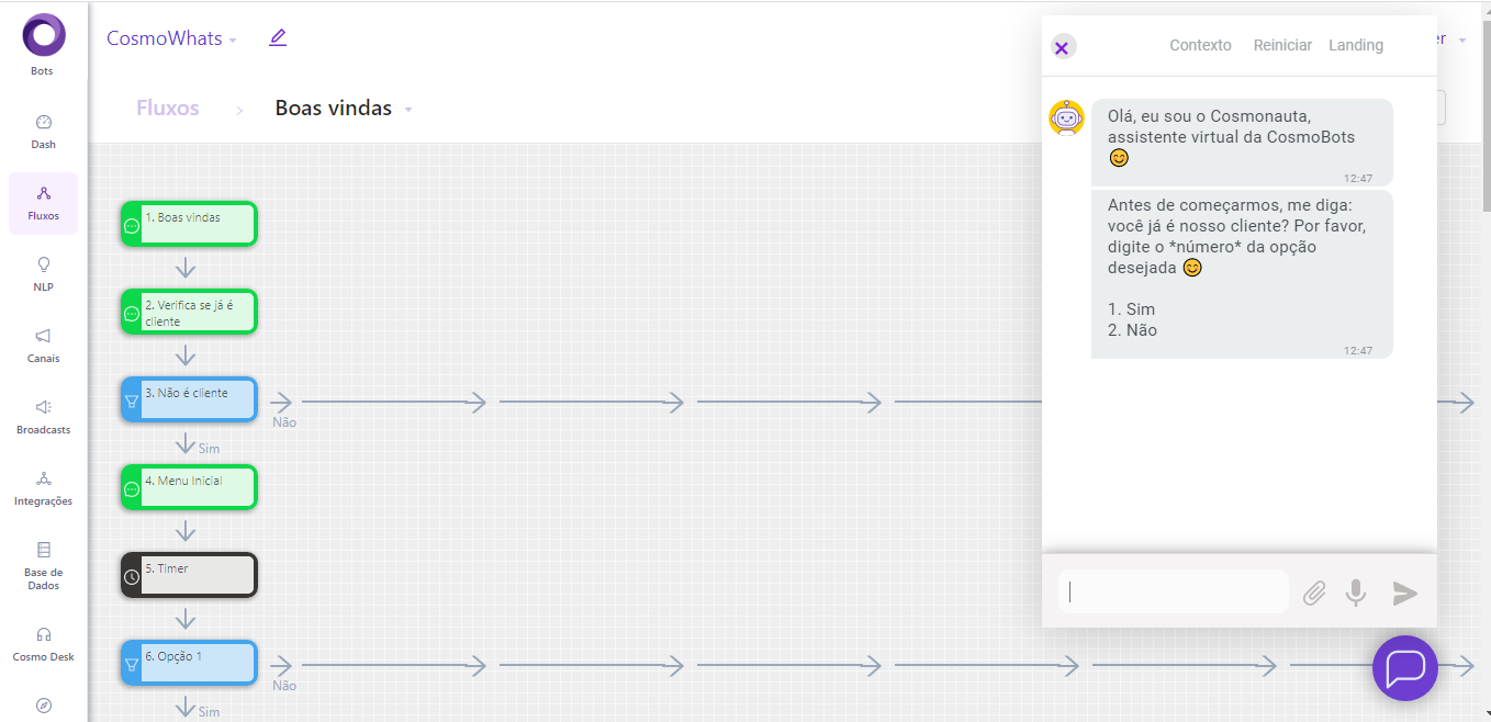 Como Criar Um Chatbot Passo A Passo Cosmobots 2369